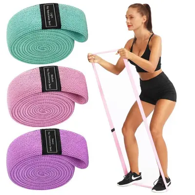 Spor fitness elastik halka direnç bandı, barfiks ve ağırlık yoga bandı