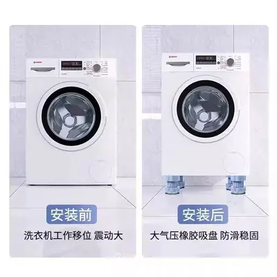 Washing machine riser base with adjustable anti-vibration feet - 4