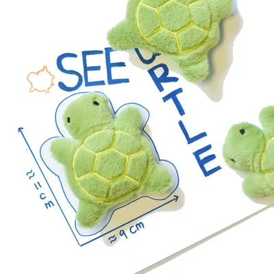 Mini Cute Plush Squeaky Dog Toy, Shark, Crab, Turtle and Whale Designs - 5