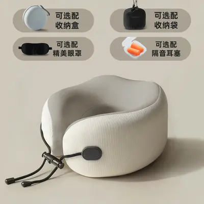 U-shaped neck pillow memory foam travel airplane car - 10