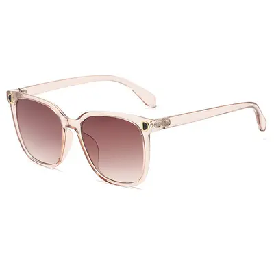 2026 Retro-Sonnenbrille mit D-Rahmen, Nietendetails und Verlaufsglas - 3