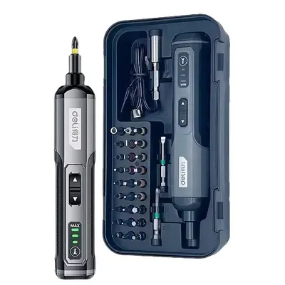 Portable Lithium Battery Electric Screwdriver and Drill Set