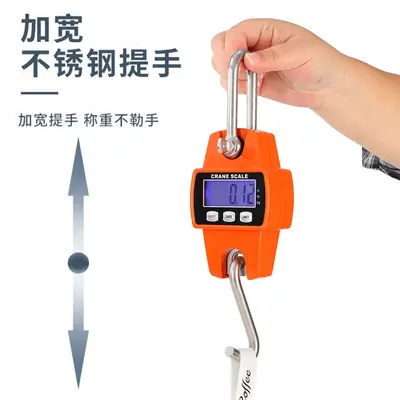 Electronic hanging scale, 300kg, portable compact