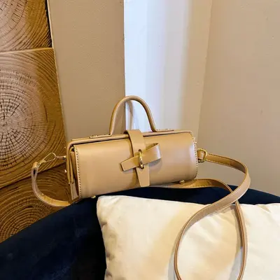 Damen-Zylindertasche im Nischendesign, Umhängetasche - 11