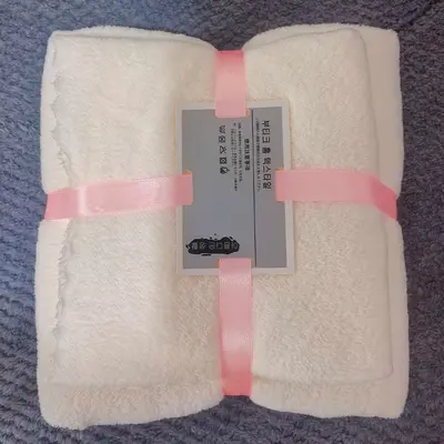 Mercan polar havlu banyo havlusu seti, yumuşak ve emici, hediye iki parçalı set, çift stili, ev kullanımı için emici ve hızlı kuruyan. - 12