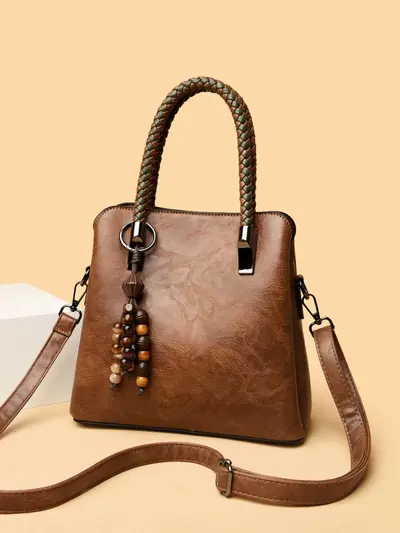 Guinness Kangaroo Women's Handbag, Single Shoulder and Crossbody, Retro Style - 3