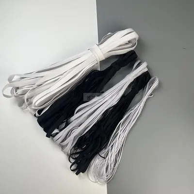4 cm Flat Elastic Band for Woven Waistbands, 3 mm, 10 m - 3