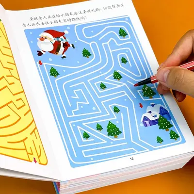 Maze Puzzle Game Concentration Training Book