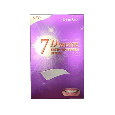 PAP Purple 7D Dental Strips Dry Strips WHITE STRIPS Teeth Whitening Strips Brightening Whitening Removes Yellowing Overseas Brightening Cross-border - 6
