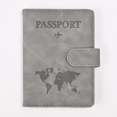 RFID-Blocking PU Passport Cover, Color-Changing, Multifunctional - 8