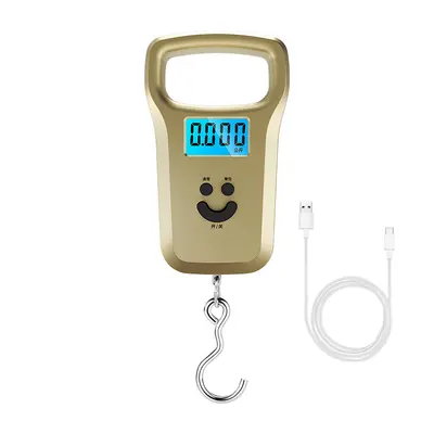 Rechargeable digital luggage scale, 50 kg capacity