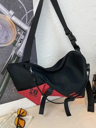 2026 Spring New Collection High-Value Large-Capacity Single-Shoulder Utility Messenger Bag Student Casual INS Japanese Style Crossbody Sling Bag
