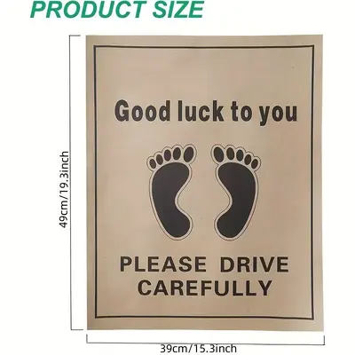 Disposable Waterproof Kraft Paper Car Floor Mats for Car Wash Shops - 10