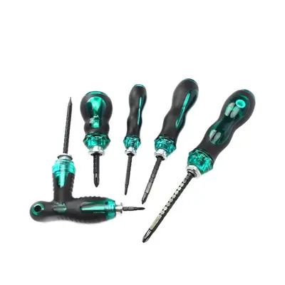 Tornavida seti, Phillips ve slot, teleskopik, 2 in 1, T-başlıklı - 5