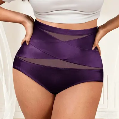 High-Waist Body Shaping Pants, Cross Bandage Tummy Control, Hip Lifting - 12