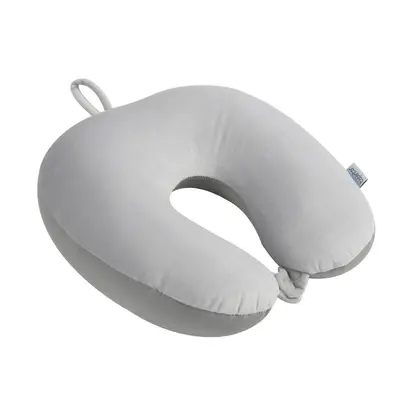 Düz köpük parçacıklı U şeklinde seyahat yastığı, taşınabilir boyun yastığı, ofis uyku boyun yastığı, uçak yastığı, logo baskısı yapılabilir. - 9