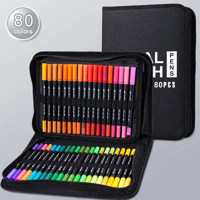 Beidseitiger Aquarellstift Kunstmalerei umweltfreundlich - 12