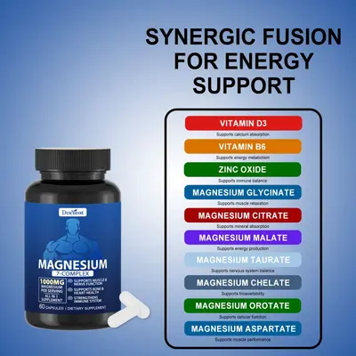 DOCTEAT Qiyuan Magnezyum Kompleks Takviye Kapsülü