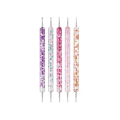 Wooden Dotting Pen Set, 5 Pieces Double-Ended, for Acrylic Nail Art - 10
