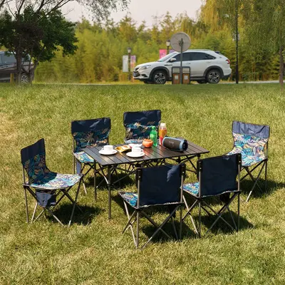 Özenle seçilmiş toptan satış açık hava katlanır masalar, metal yumurta rulo masaları, portatif piknik masaları, tezgah masaları, kamp barbekü masaları ve yolculuk masaları.