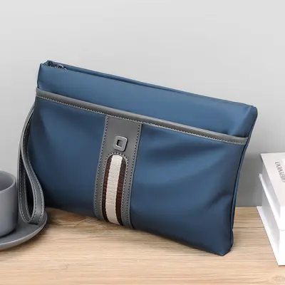 Men's Canvas Clutch, Nylon Oxford Fabric, Large Capacity
