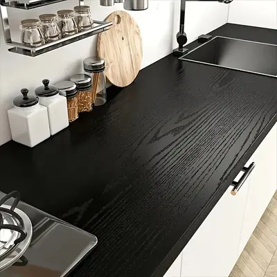 Extra dicke selbstklebende Tischaufkleber mit Holzmaserung, wasserfest und ölbeständig