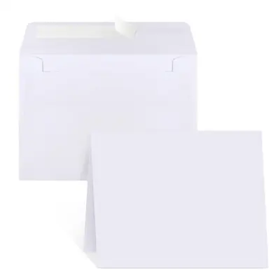 A7 Kraft Paper Invitation Envelope, Self-Seal, for Blank Greeting Cards - 7