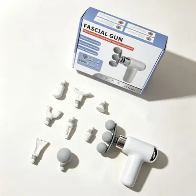 Mini fascia gun with multi-head vibration - 7