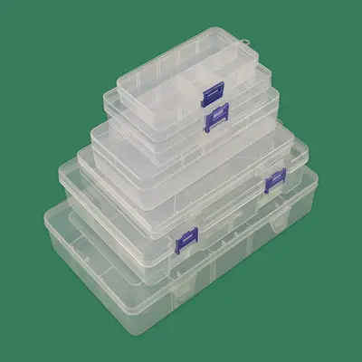 Hochdurchsichtige PP-Kunststoffbox mit rechteckigem quadratischem Deckel, kleine Produktverpackung Schreibwarenaufbewahrungsbox Hersteller