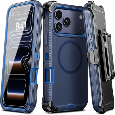 iPhone 18 Pro Max three-proof magnetic case, neutral colors - 10