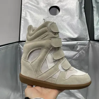 Damen-Sneaker mit Strass, versteckter 8-cm-Absatz, Retro-Y2K-Stil - 7