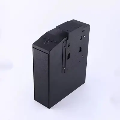 Fingerprint and Key-Code Wall-Mounted Gun Box 3-in-1