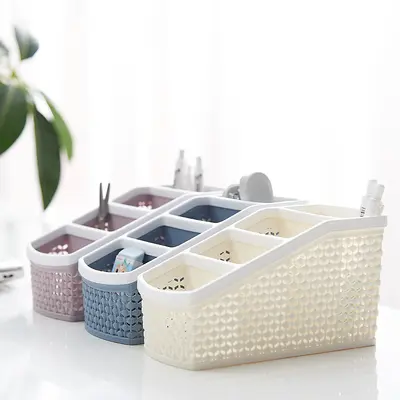 Kosmetik-Aufbewahrungsbox Schminkpinsel Lippenstift Schreibtisch-Organizer - 4
