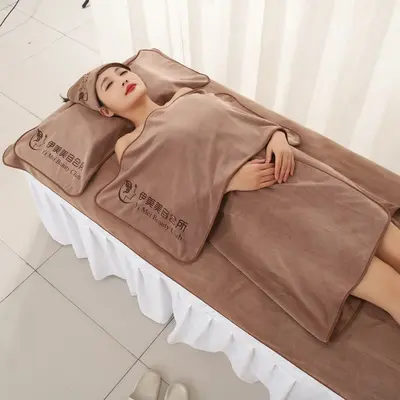 Schönheitssalon Mikrofaser-Handtuchset, saugfähige Badetücher - 9