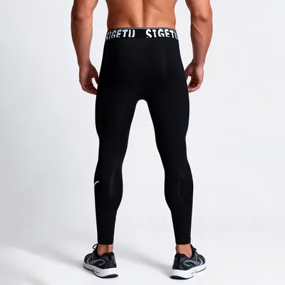 Men's Compression Tights, Elastic Quick-Dry Training Pants - 3