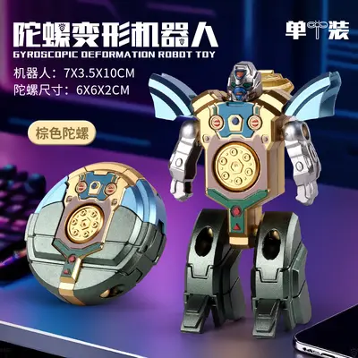 Transformable Robot Fidget Spinner Stress Relief Toy - 7
