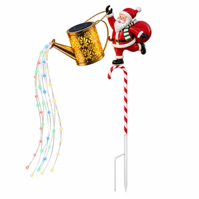 Solar Outdoor Garden Ground Light, Santa Claus Projection