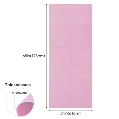 Katlanabilir EVA Yoga Matı, Kaymaz ve Çevre Dostu, Taşınabilir - 3