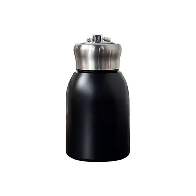 304 Stainless Steel Vacuum Pocket Cup, All-Steel Lid, Portable with Carry Ring - 6