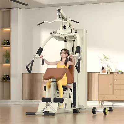 Multi-Function Home Gym Station for Chest and Back Training