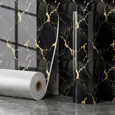 Imitation Ceramic Tile Marble Wall Sticker Waterproof Self-Adhesive - 10
