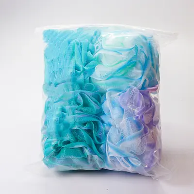 Large 75g Gradient Colored Ribbon Bath Ball Amazon Cross-Border E-commerce Same Style Bath Flower Bath Ball Set Wholesale - 13