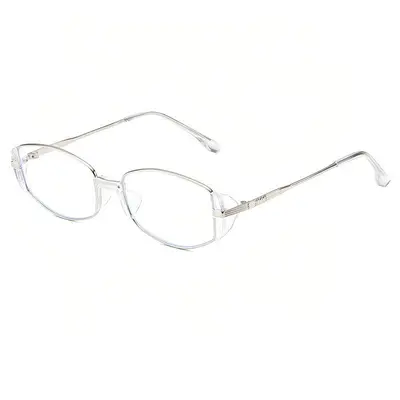 Brown Cat-Eye Sunglasses for Women, Narrow Frame, Mirrored Lenses - 13