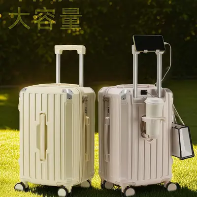 Girls' Large Capacity Trolley Suitcase with Combination Lock - 5