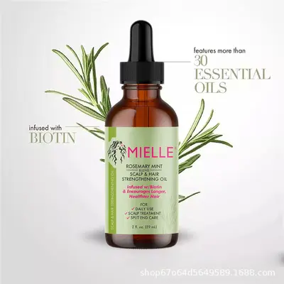 Mielle Rosemary Hair Oil with Mint, Strengthening and Anti-Frizz