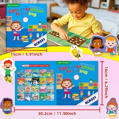 Children's Memory Training Sticker Book