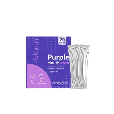 Feimuko Purple Tooth Stickers Cross-Border Exclusive Teeth Whitening Cleaning Tooth Stain Removal, Minimum Order 3 Pieces, Direct Factory Supply - 12
