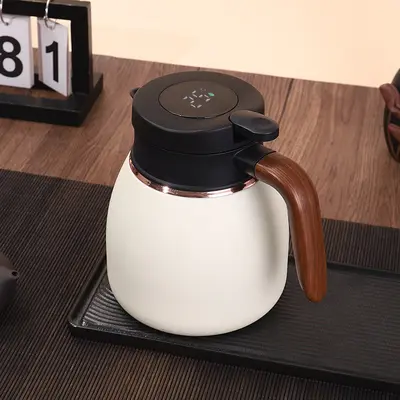Stokta 316 Paslanmaz Çelik Demlik Büyük Kapasiteli Çay Süzgeçli Termos Demlik Büyük Kapasiteli Sağlık İş Tipi Çaydanlık