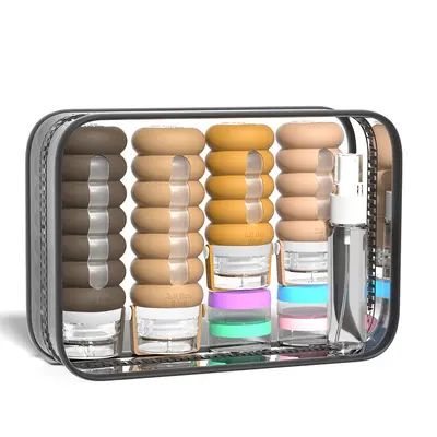 16-Piece Travel Bottle Set, Leak-Proof Silicone, Squeezable - 11