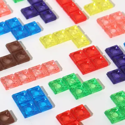 Children's 3D Tetris Puzzle Game, Educational Building Block Toy - 4